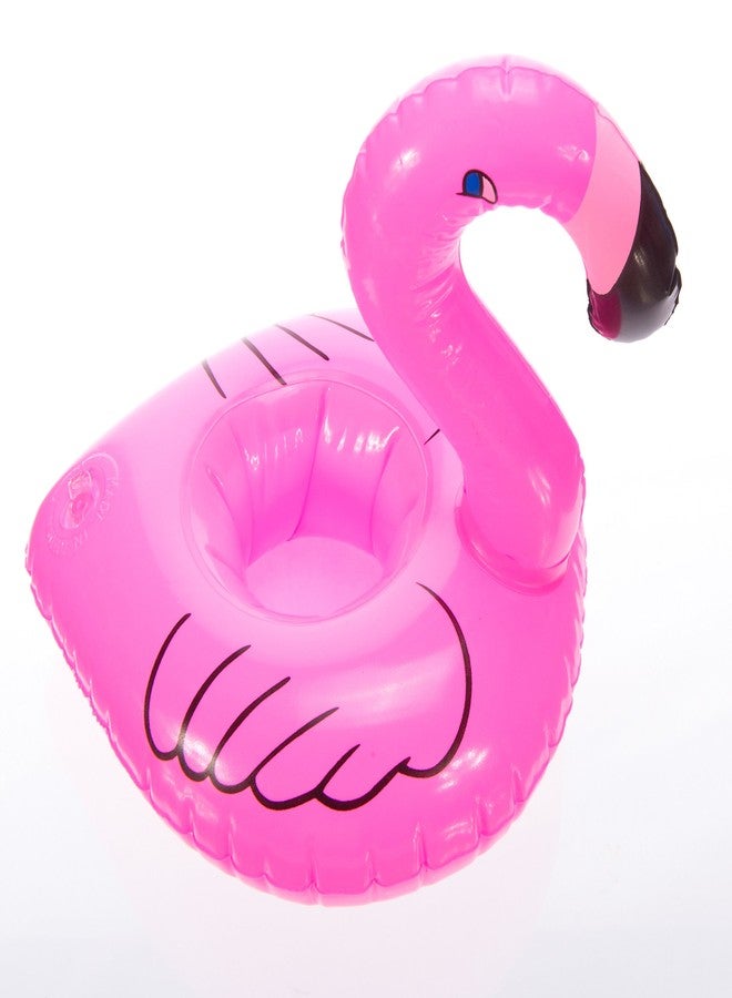 Nyrwana Cazul Goods Inflatable Pool Drink Holder Floats - 3 pieces Flamingo and 3 pieces Palm Tree Design (Set of 6) - Image 3